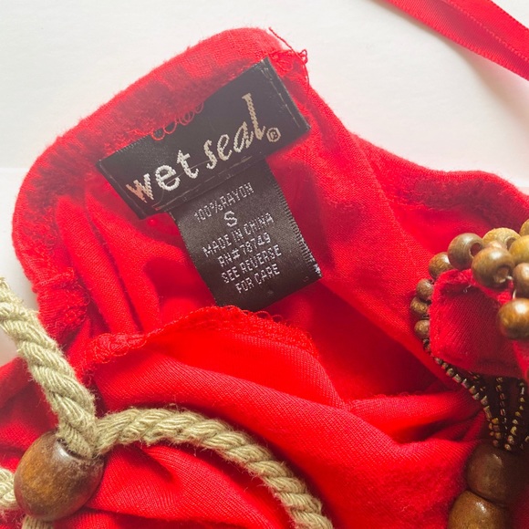 Wet Seal Red Top - Picture 4 of 4